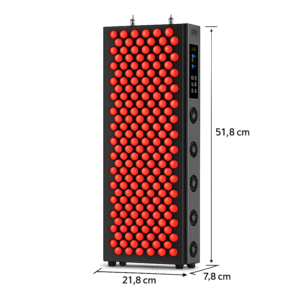 Panneau Luminothérapie Rouge Nordéva | 660nm & 850nm |  200 LEDs | Écran Tactile | 51,8 cm