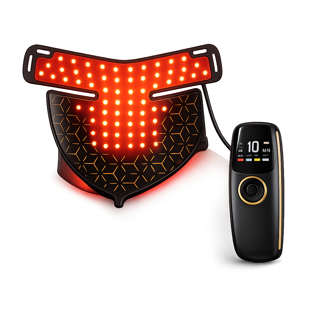 Masque Luminothérapie LED Nordéva | 660nm & 850nm |  Masque Visage Anti-âge | Télécommande Incluse