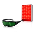 Lunettes Protection LED Nordéva | Séances Luminothérapie  & Infrarouge | Verres Verts | Taille Universelle