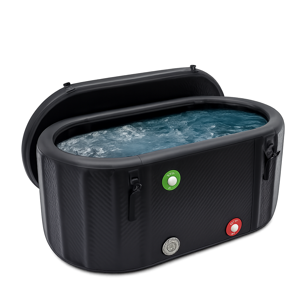 Bain Froid Rigide Nordéva | Baignoire Plongeante XXL |  132x70x54cm | Cryothérapie | PVC Renforcé