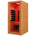 Sauna Infrarouge Solo Nordéva | Bois Clair | 1 Place | Faible EMF | 170 cm