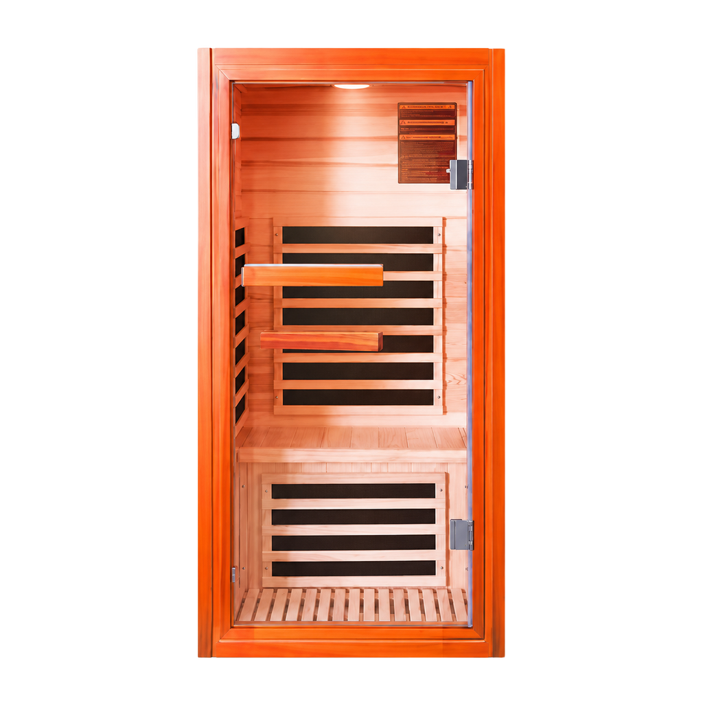 Sauna Infrarouge Solo Nordéva | Bois de Cèdre | 1 Place |  Faible EMF | 160 cm